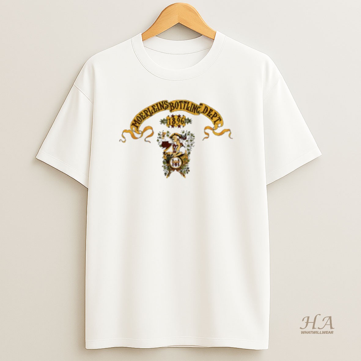 Official Moerlein Hidden Mural Herman Mueller T Shirt