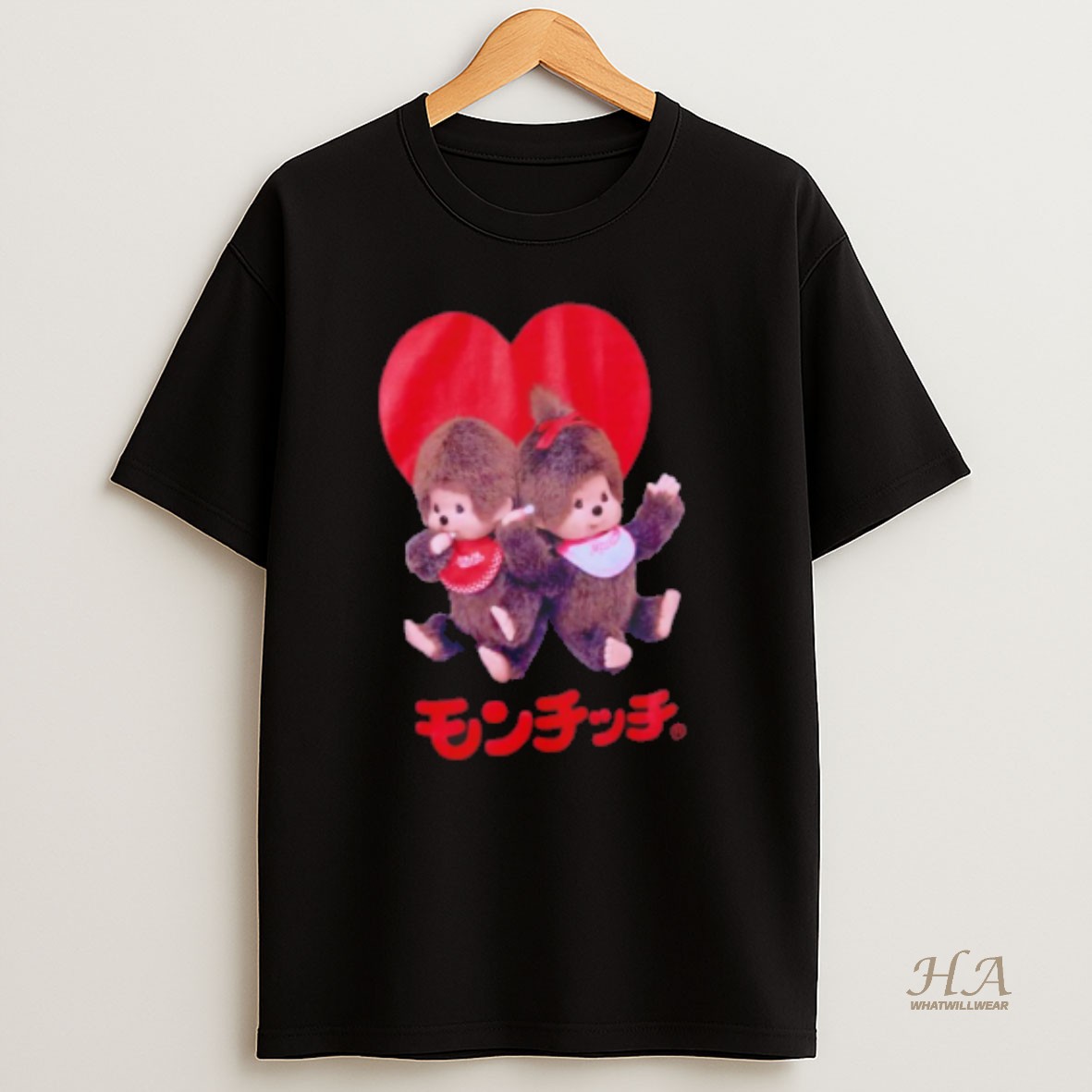 Official Monchhichi Heart T Shirt