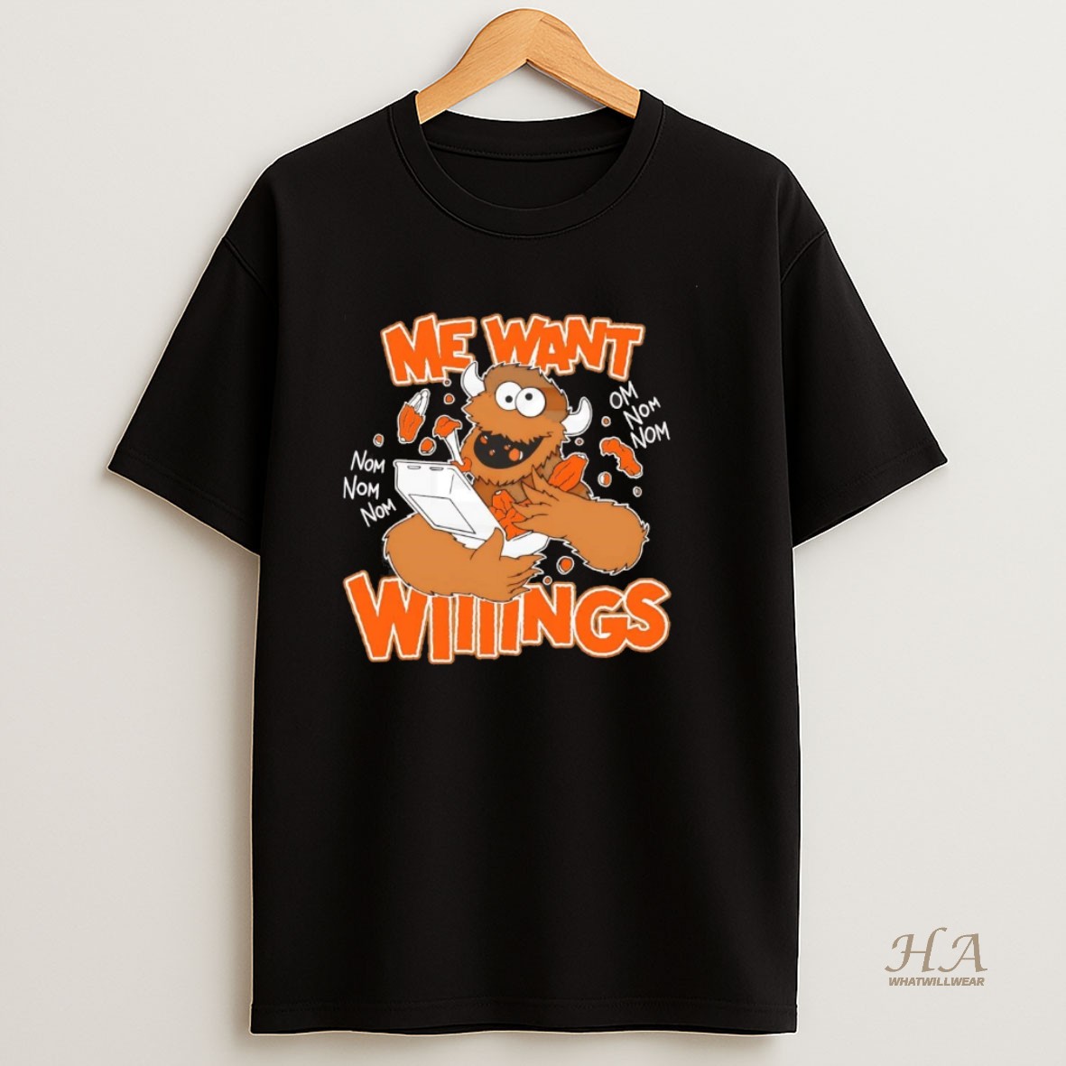 Official Monster Me Want Buffalo Wings Chriast Shirt