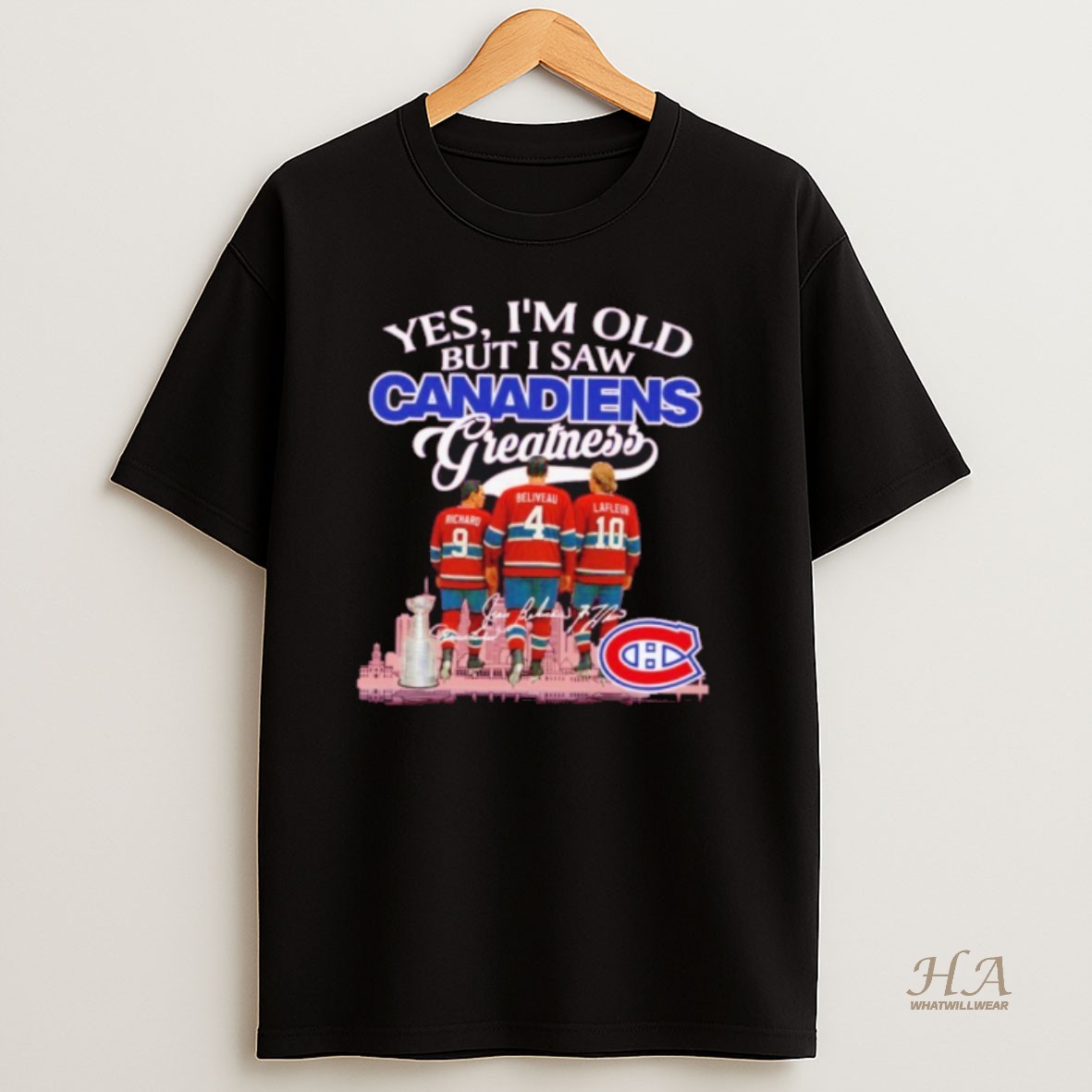 Official Montreal Canadiens Yes Im Old But I Saw Canadiens Greatness Nhl Squad 2025 T Shirt