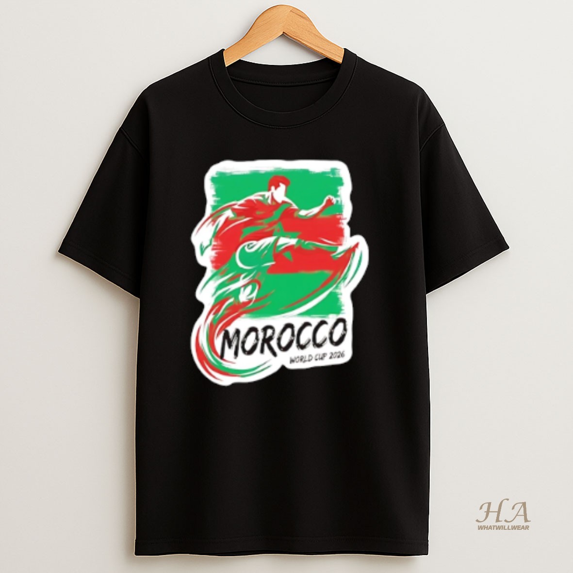 Official Morocco World Cup 2026 Football Player T Shirt