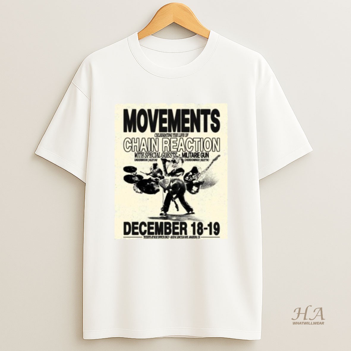 Official Movements Anaheim Ca December 18 19 2025 Concert Shirt