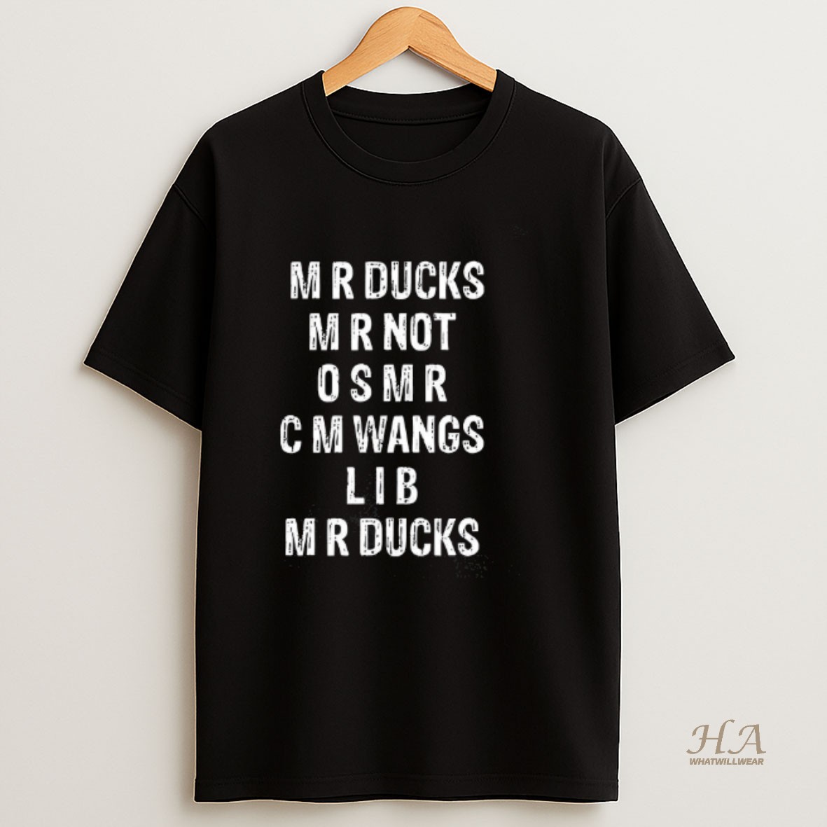 Official Mr Ducks Mr Not So Mr Cm Wangs Lib Mr Ducks T Shirt
