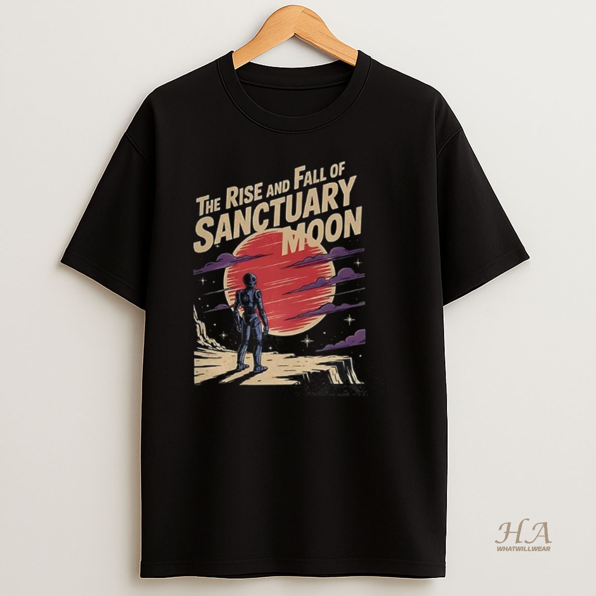 Official Murderbot Diaries The Rise And Fall Of Sanctuary Moon Comic Shirt