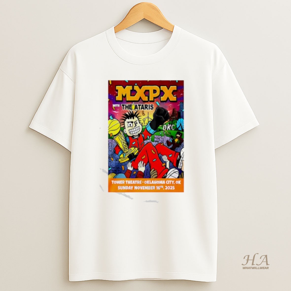 Official Mxpx Oklahoma City Ok November 16th 2025 T Shirt