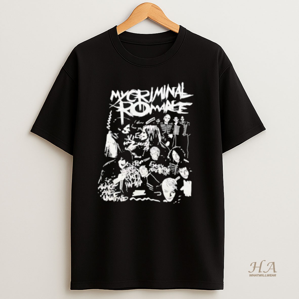 Official My Chemical Romance Rock Band Graphic Vintage T Shirt