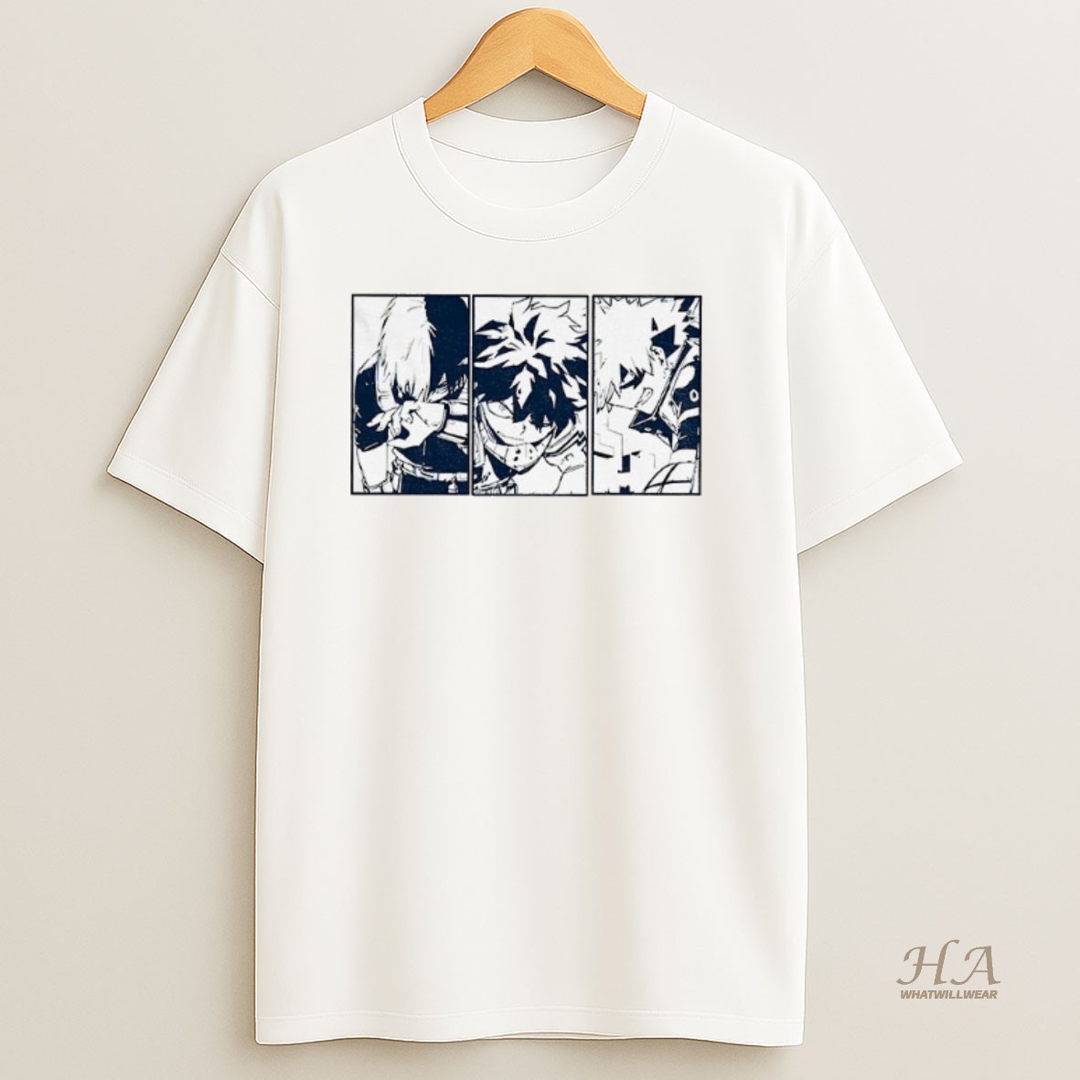 Official My Hero Academia Deku Bakugo Todoroki Anime Shirt
