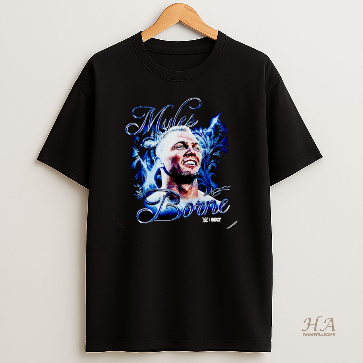 Official Myles Borne Grunge Vintage Christmas T Shirt