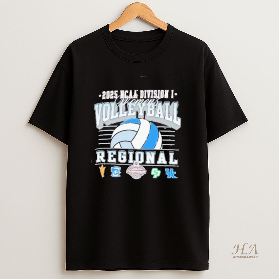 Official Ncaa Di Womens Volleyball Regional 2025 Kentucky Creighton Arizona State And Cal Poly T Shirt