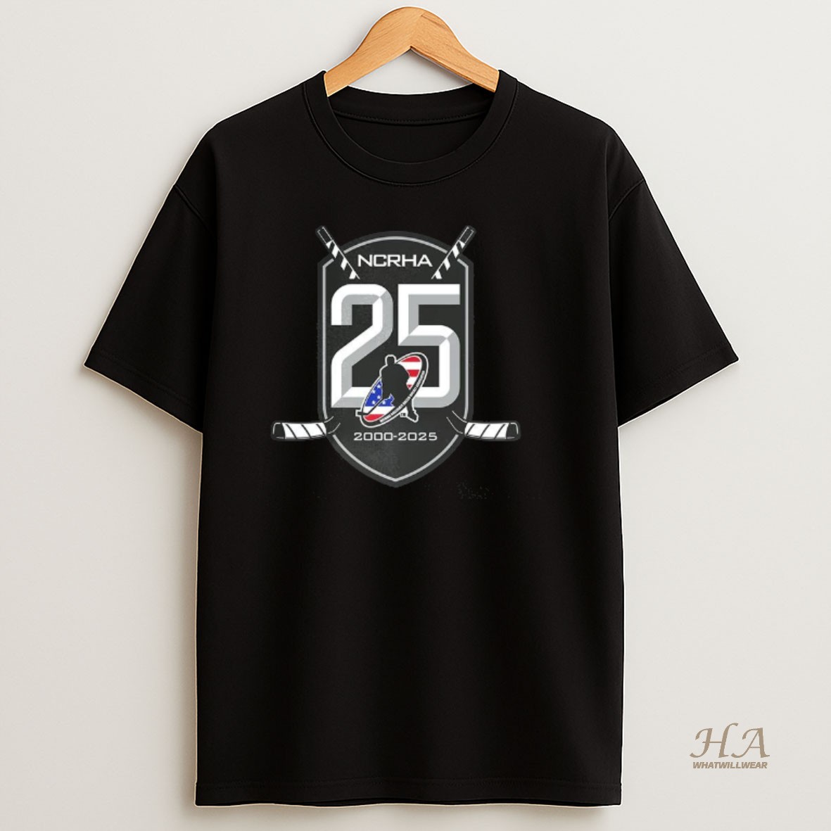 Official Ncrha 25 Logo National Collegiate Roller Hockey Championships T Shirt