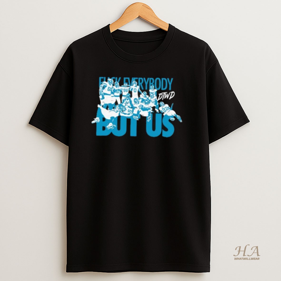 Official Nfl Fuck Everybody But Us T Shirt