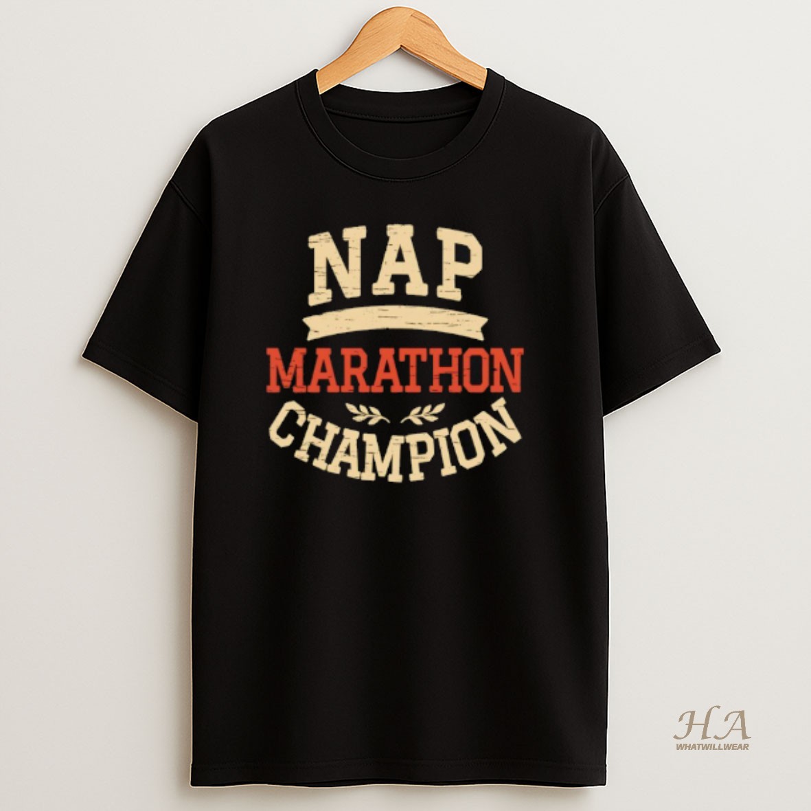 Official Nap Marathon Champion T Shirt