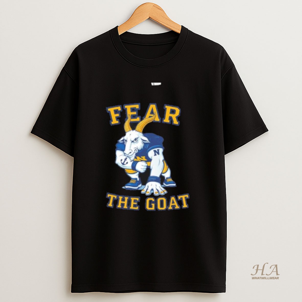 Official Navy Fear The Goat Beat Army T Shirt