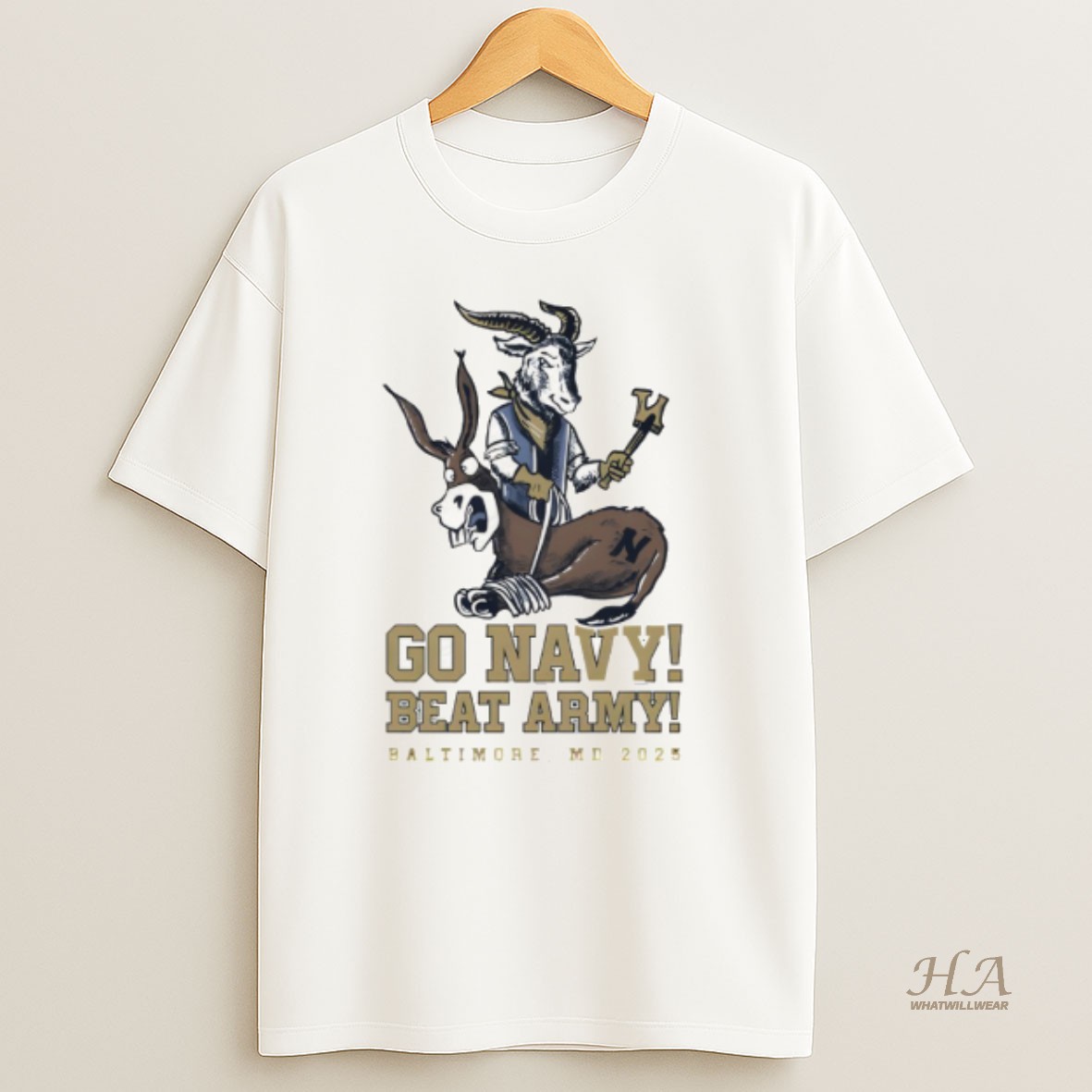 Official Navy Midshipmen Go Navy Beat Army Black Knights Baltimore Md 2025 T Shirt
