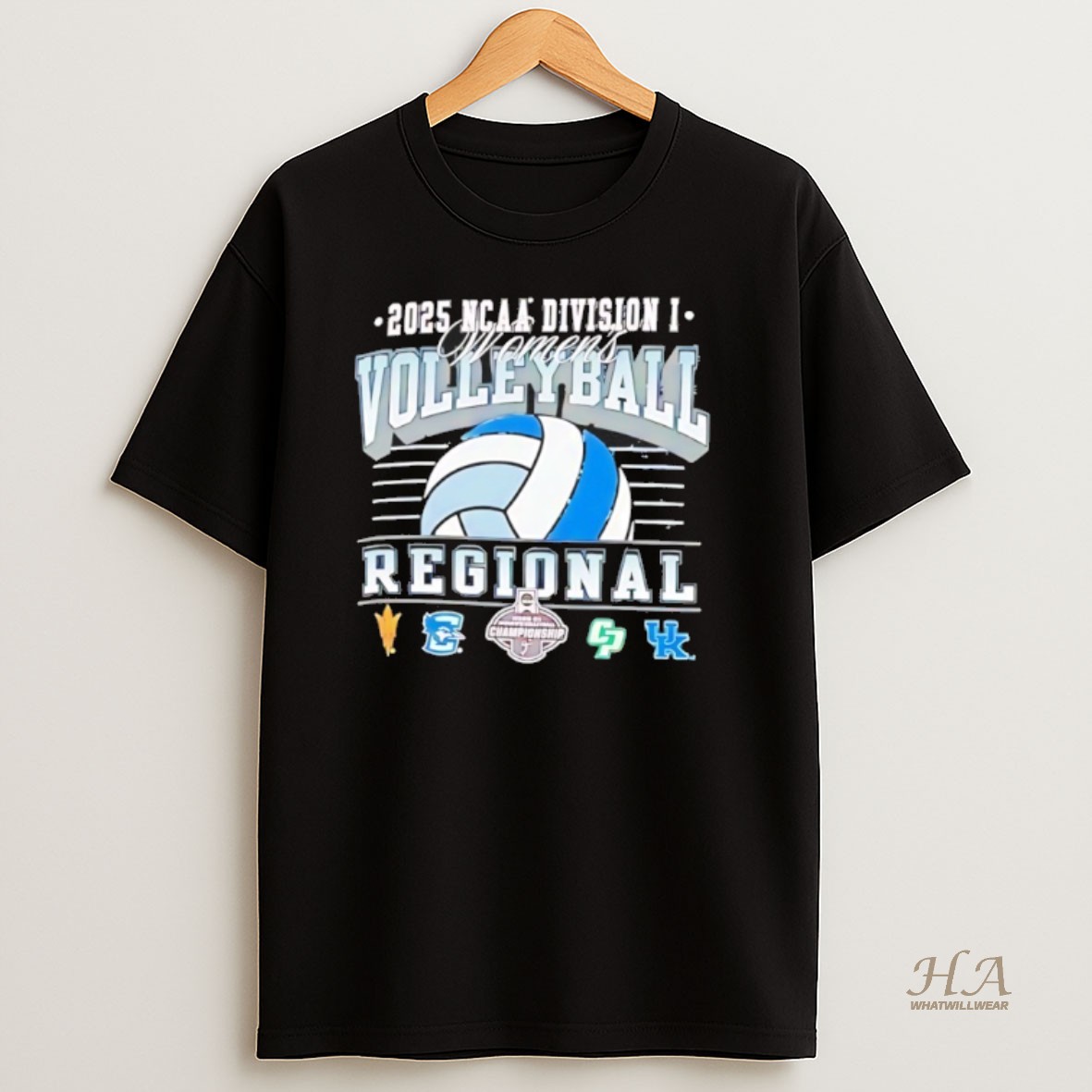 Official Ncaa Division I Womens Volleyball Regionals 2025 Logo Shirt