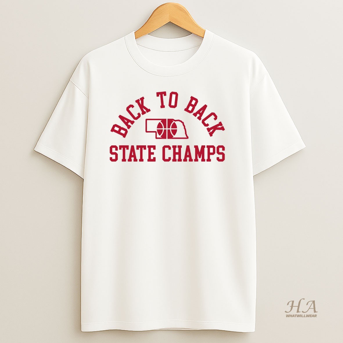 Official Nebraska Cornhuskers Back To Back State Champs Shirt