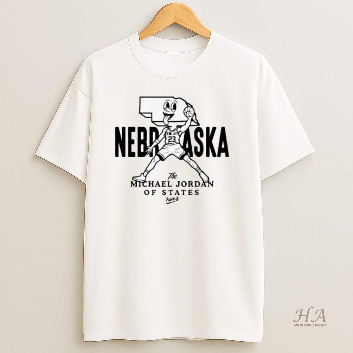 Official Nebraska Michael Jordan Of States T Shirt