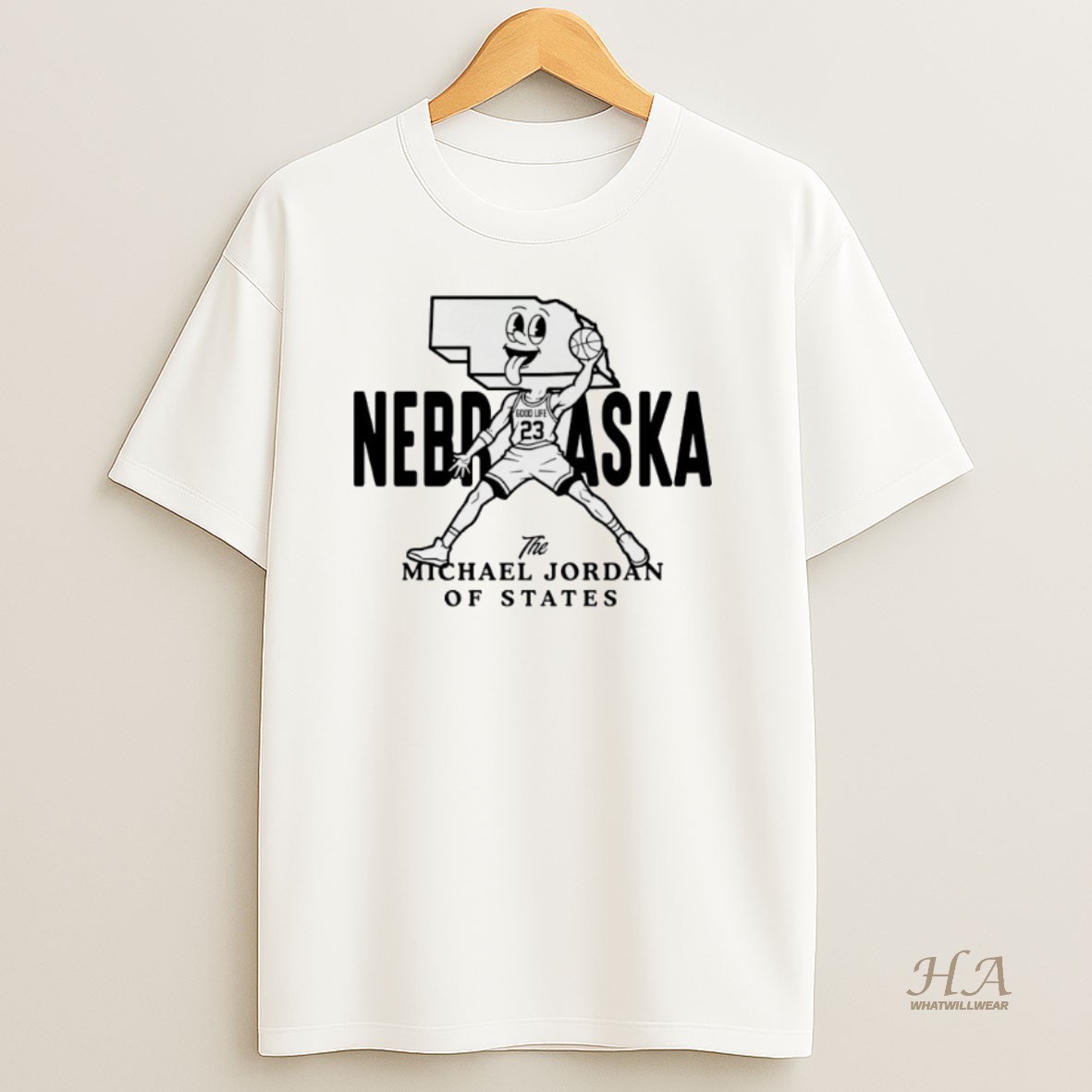 Official Nebraska The Michael Jordan Of States Shirt