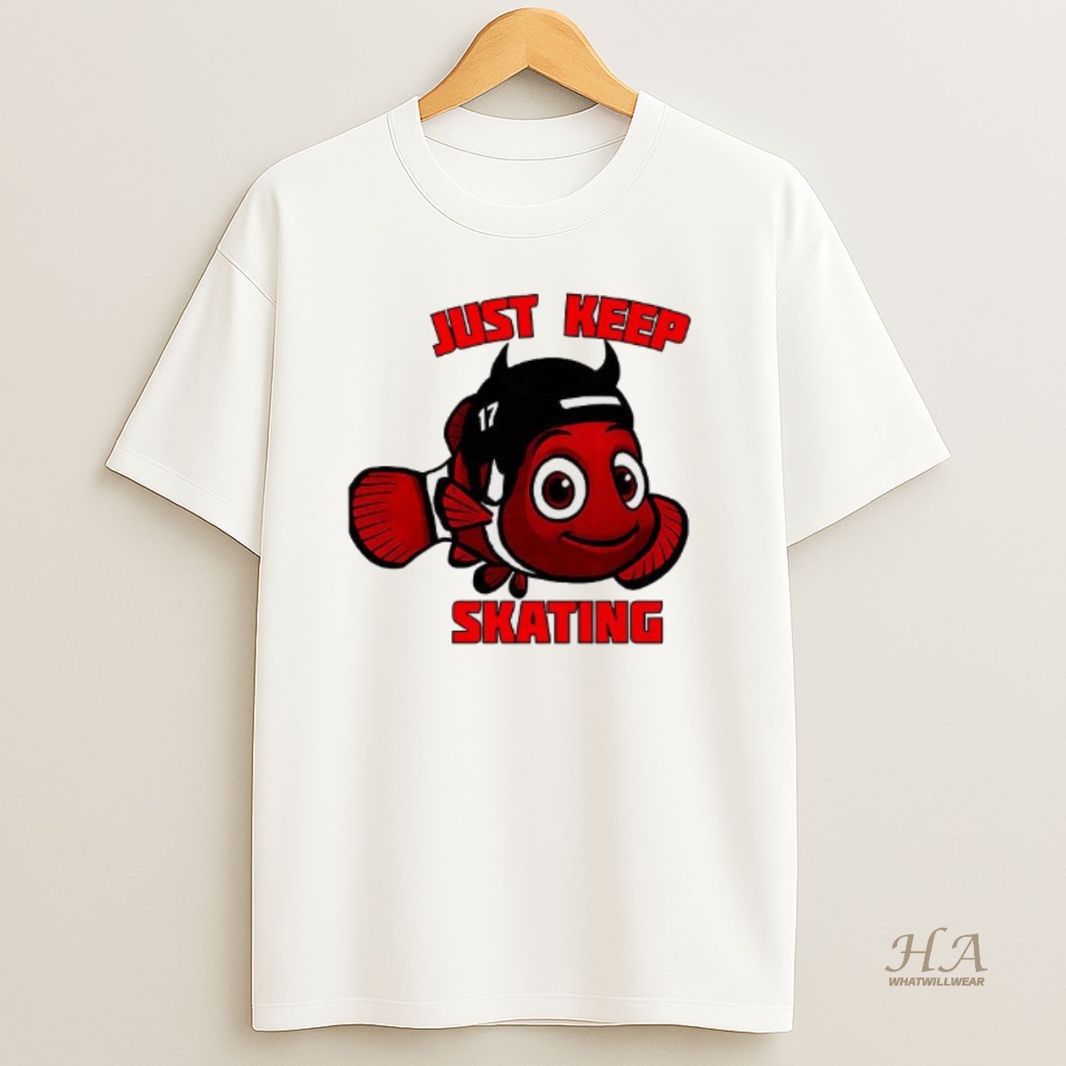 Official Nemo Just Keep Skating New Jersey Devils T Shirt