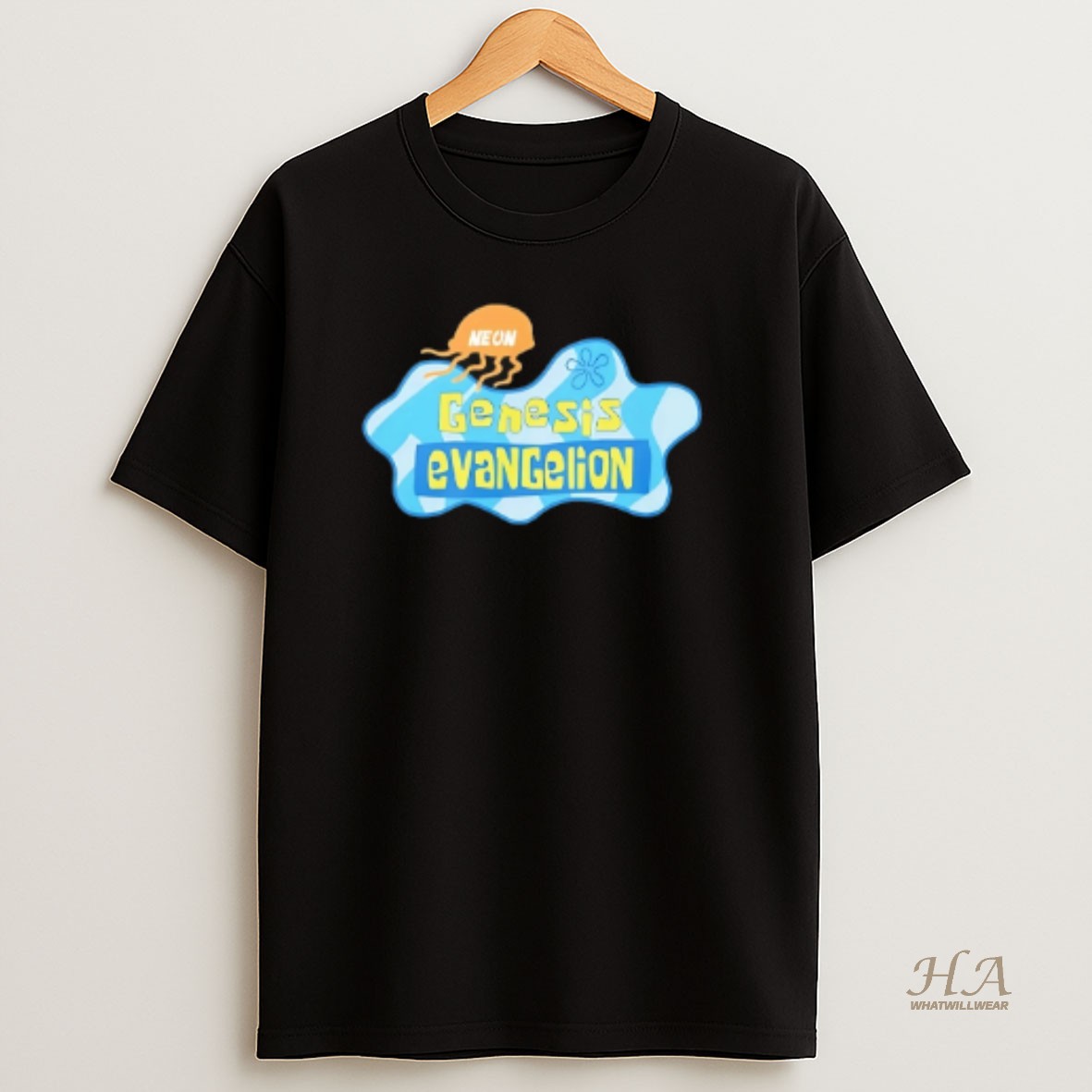 Official Neon Genesis Evangelion Cartoon T Shirt