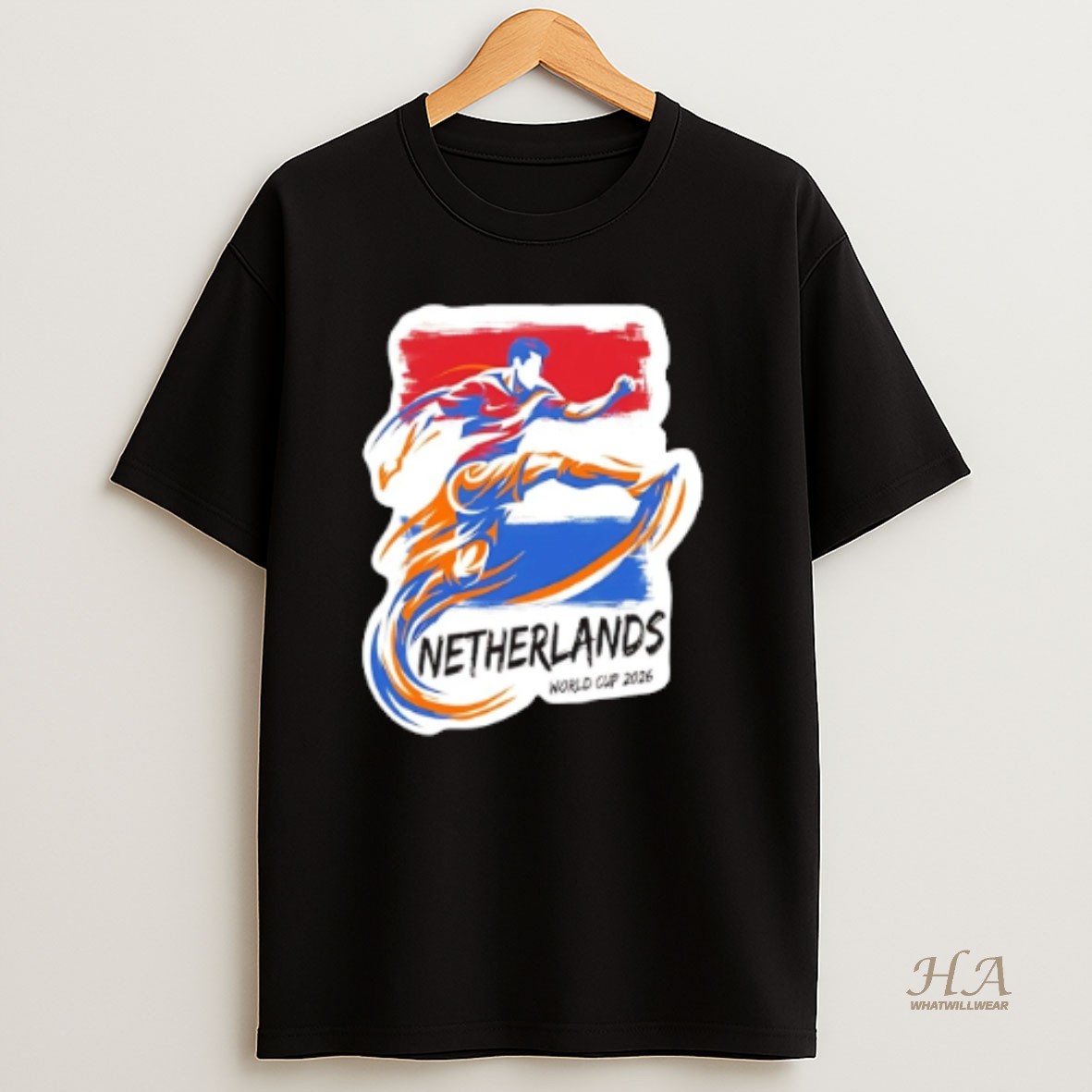 Official Netherlands World Cup 2026 Football Player T Shirt
