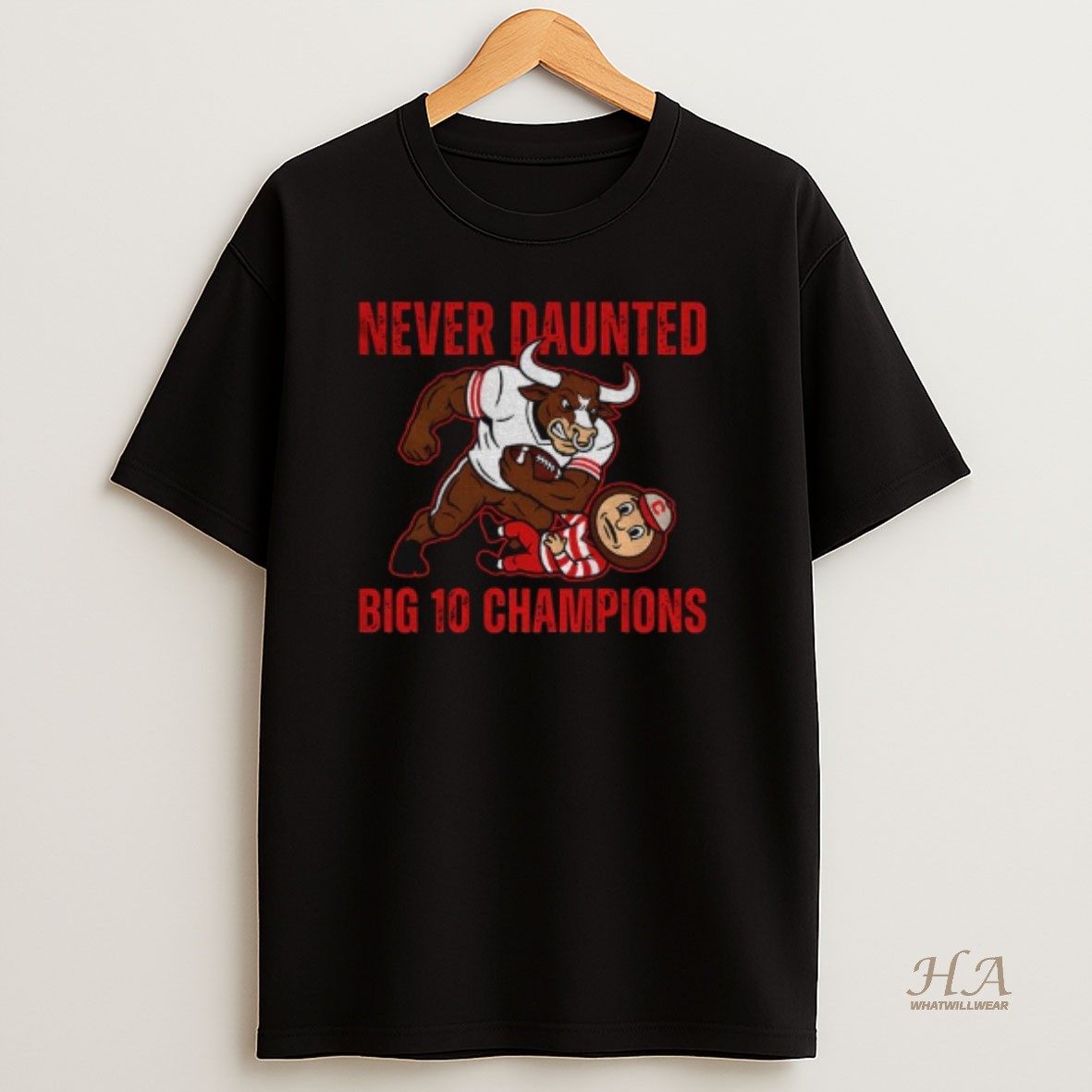 Official Never Daunted Big 10 Champions Indiana Hoosiers Beat Ohio T Shirt