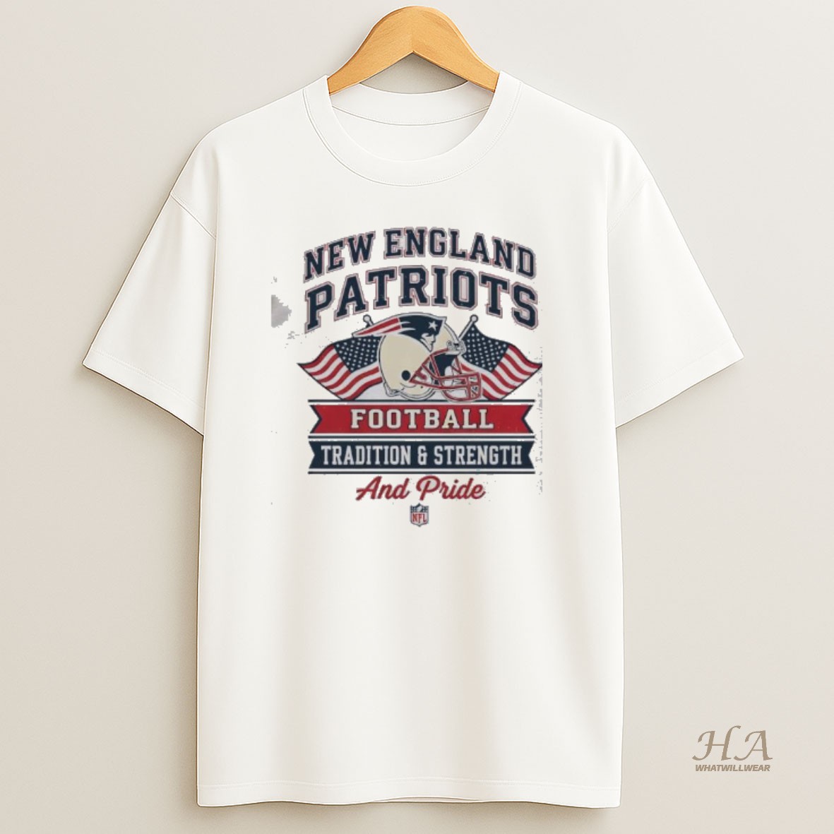 Official New England Patriots Football Tradition Strength And Pride T Shirt