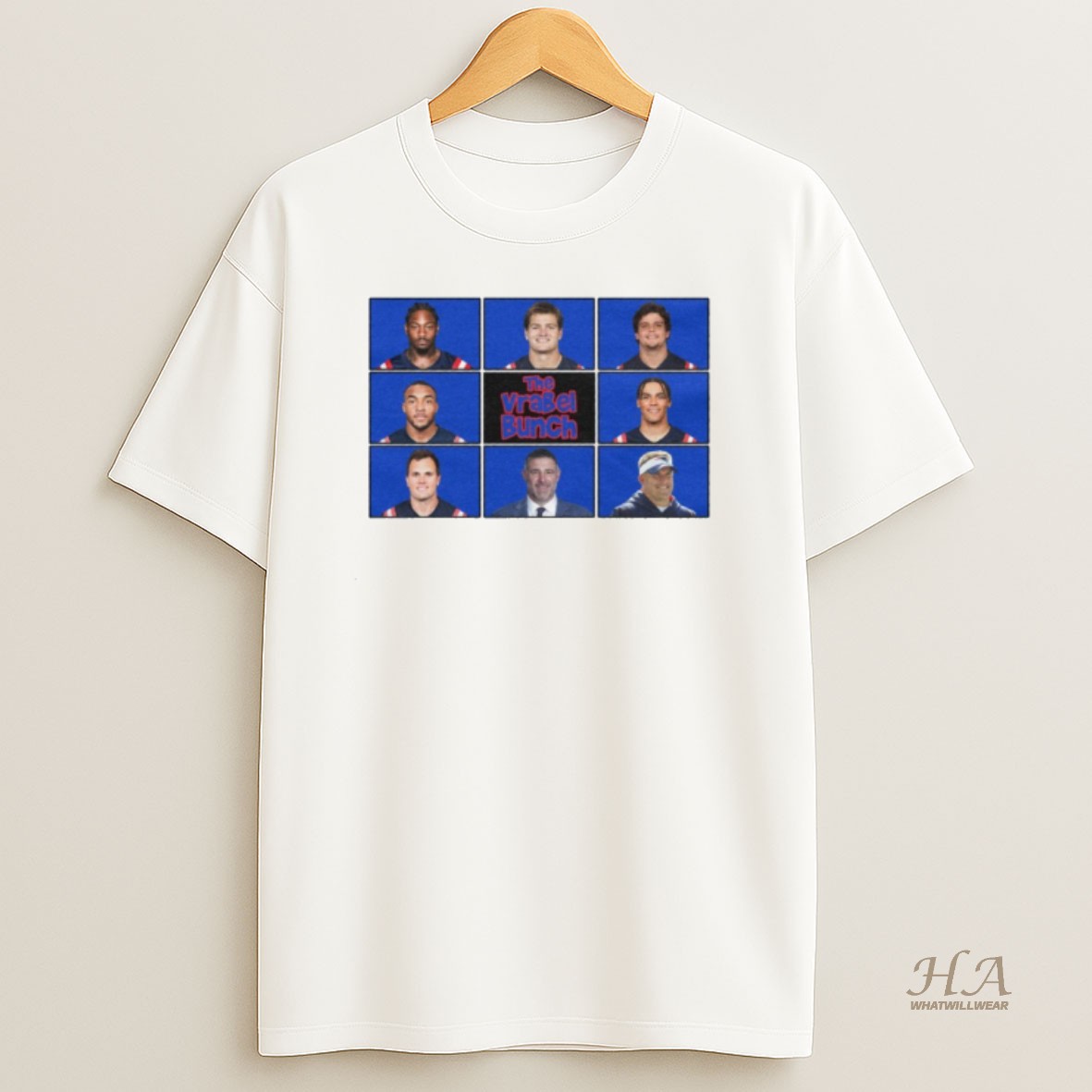 Official New England Patriots Nfl The Vrabel Bunch T Shirt