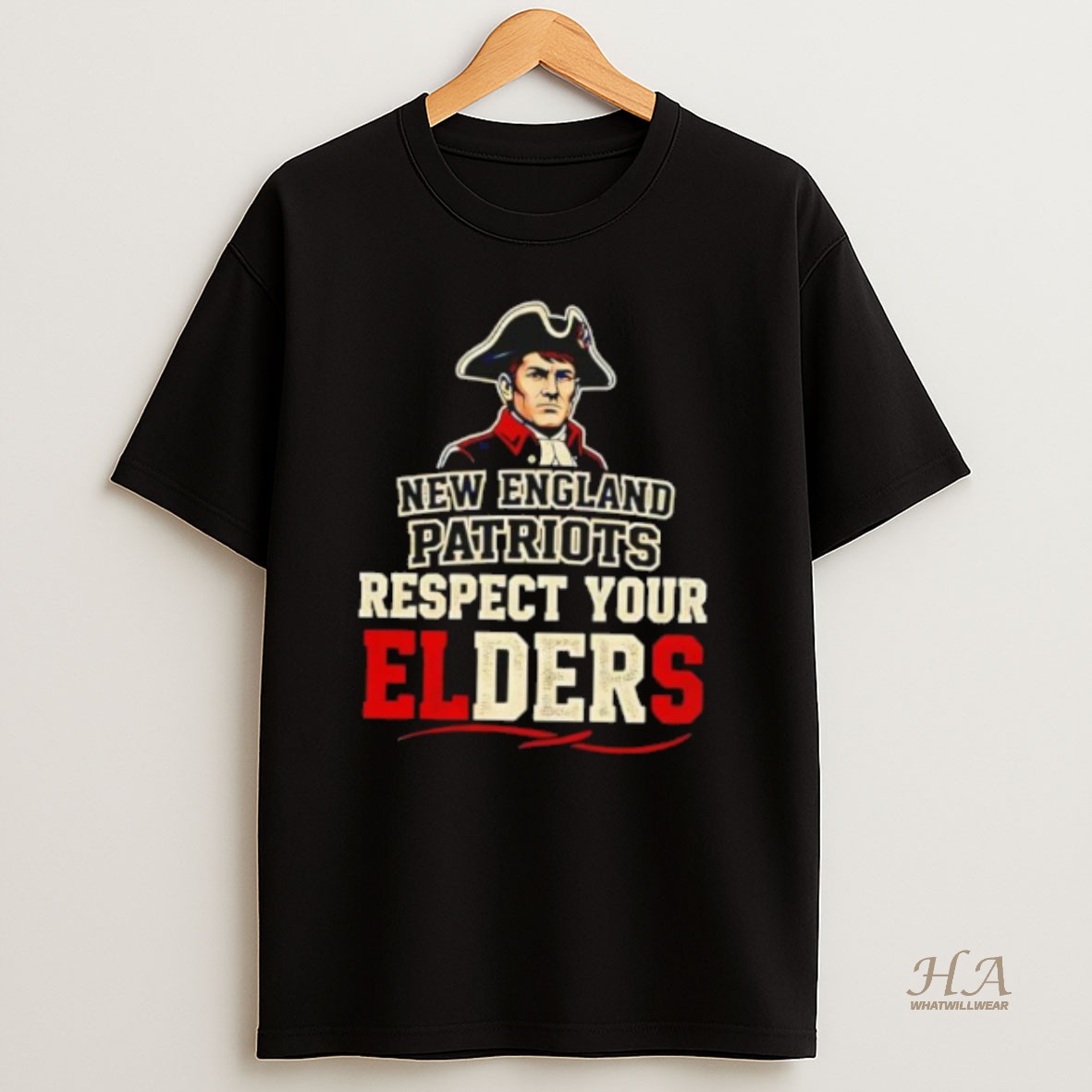 Official New England Patriots Respect Your Elders T Shirt