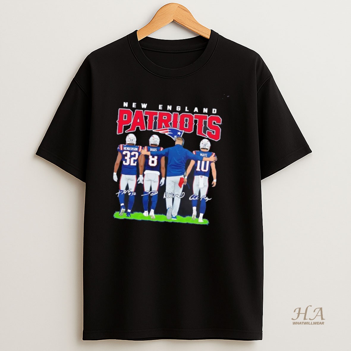 Official New England Patriots Legends Henderson Diggs And Maye T Shirt