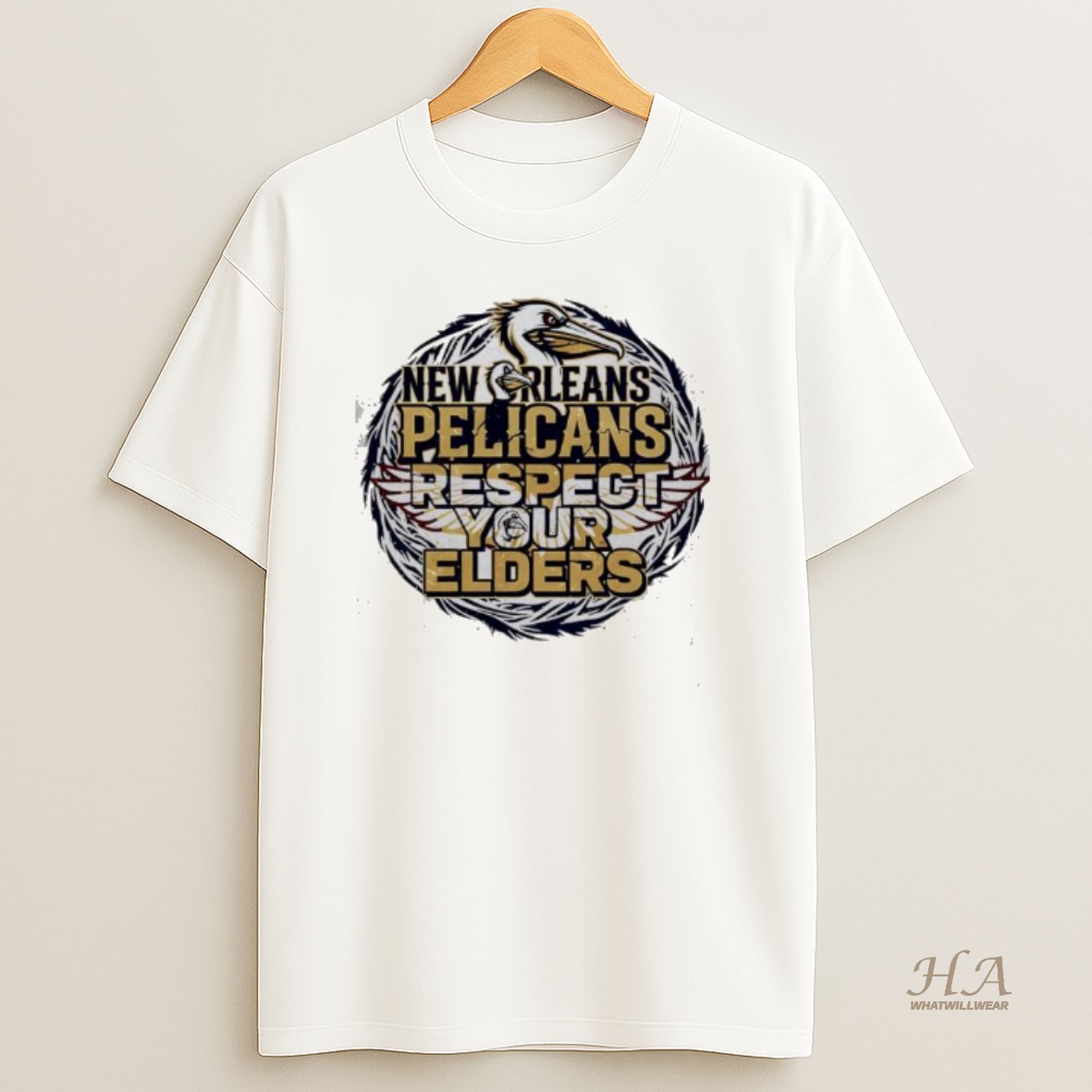 Official New Orleans Pelicans Respect Your Elders T Shirt