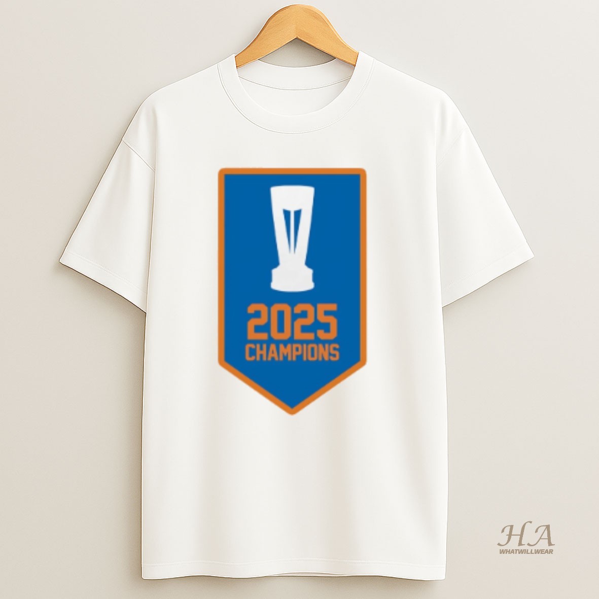 Official New York Knicks 2025 Nba Cup Champions Banner T Shirt