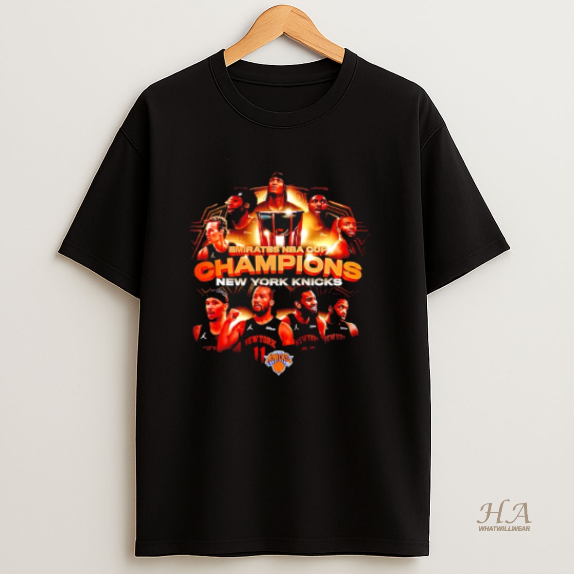 Official New York Knicks 2025 Nba Cup Champions Vintage T Shirt