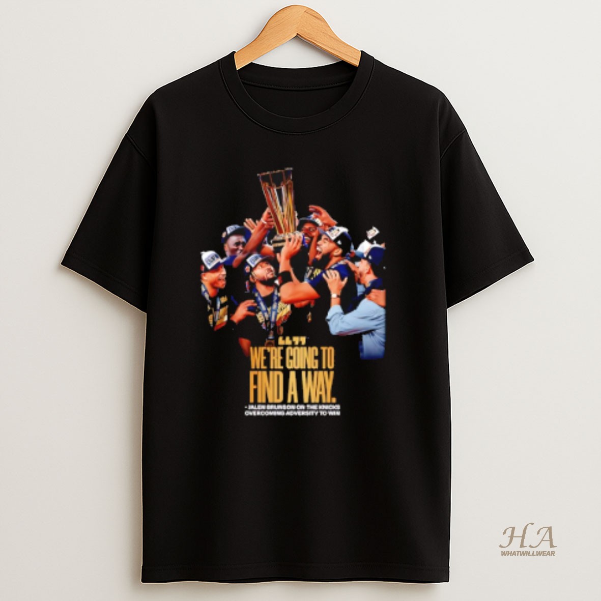 Official New York Knicks 2025 Nba Cup Champions Were Going To Find A Way T Shirt
