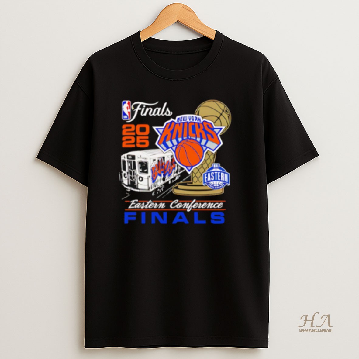 Official New York Knicks 2025 Nba Eastern Conference Finals Champions T Shirt