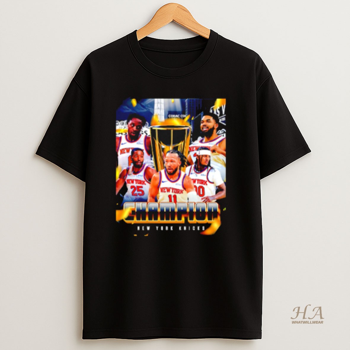 Official New York Knicks Nba Cup Champions 2025 T Shirt