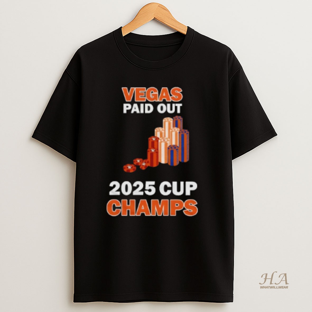 Official New York Knicks Vegas Paid Out 2025 Cup Champions T Shirt