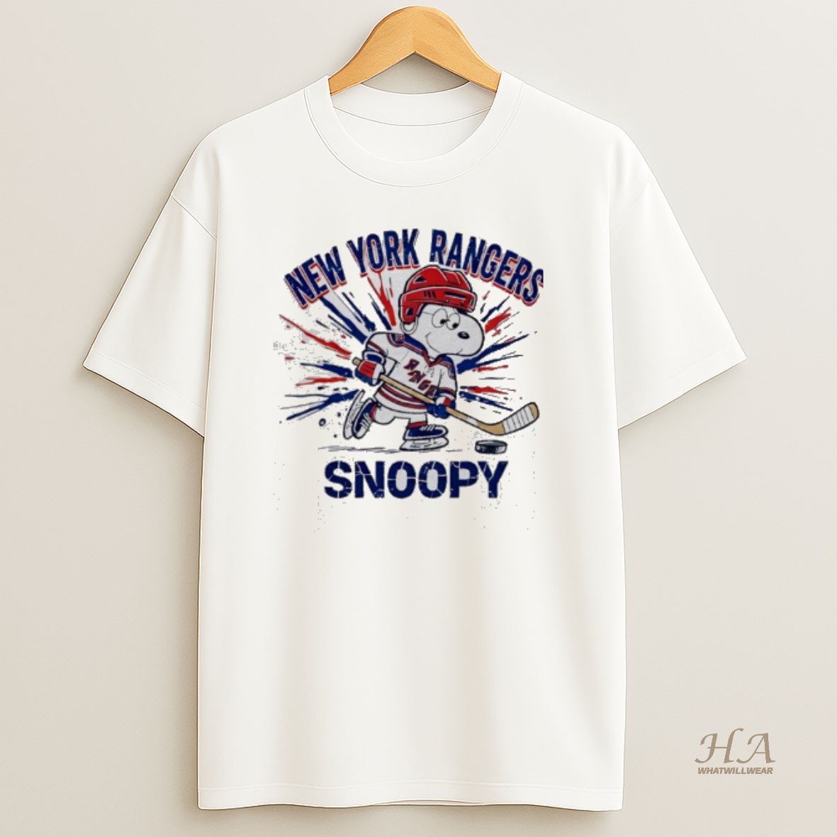 Official New York Rangers Snoopy Peanuts 2026 T Shirt