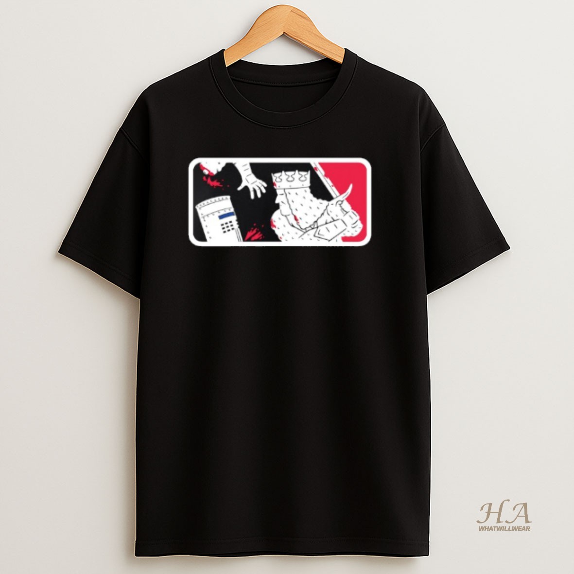 Official No Pass League The Black Knight Vs T Shirt