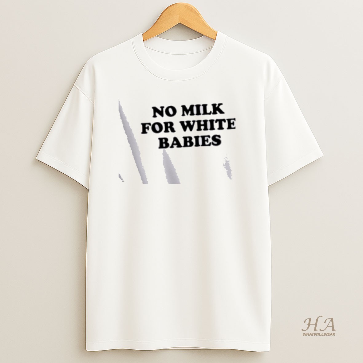 Official No Milk For White Babies T Shirt
