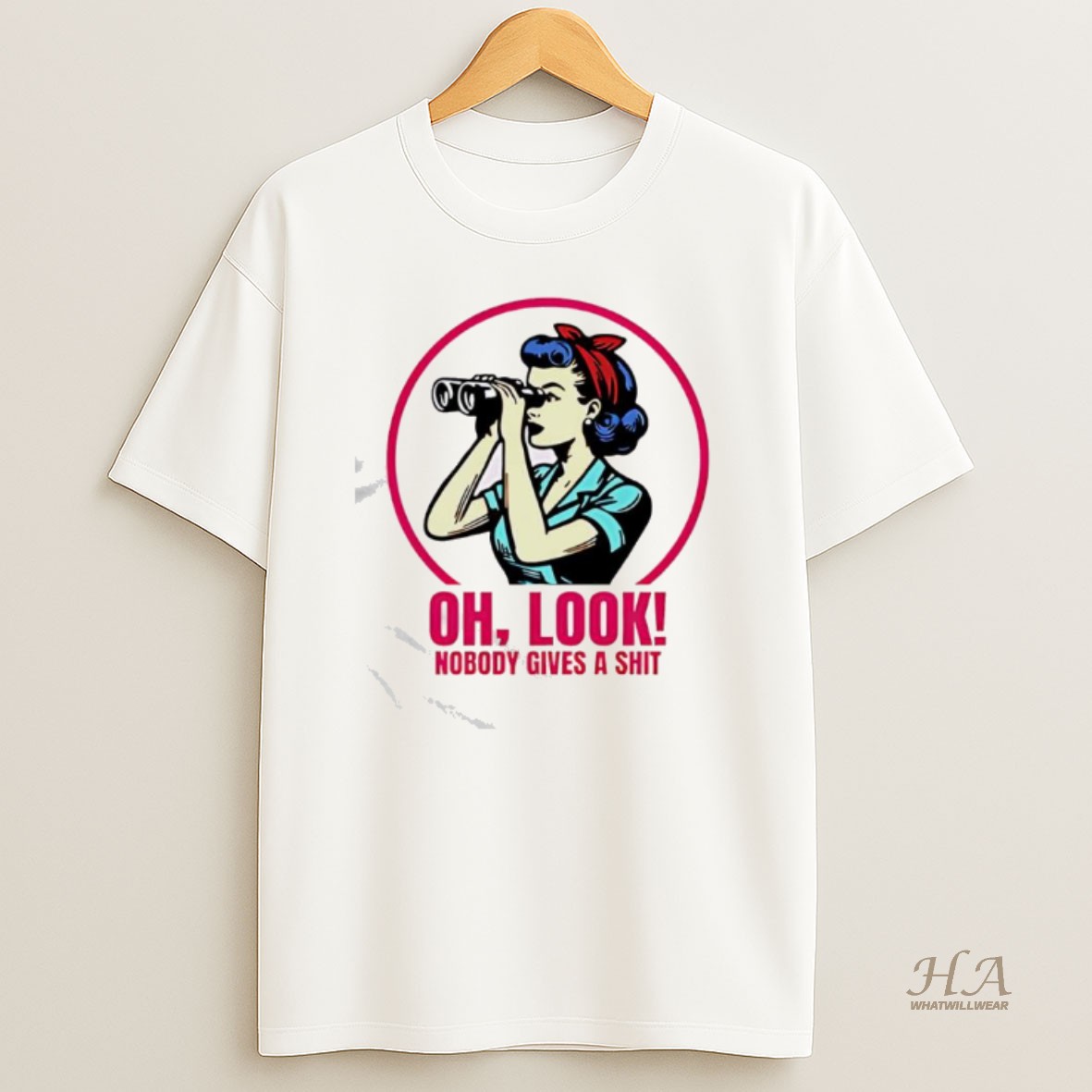 Official Nobody Gives A Shit The Woman Graphic T Shirt