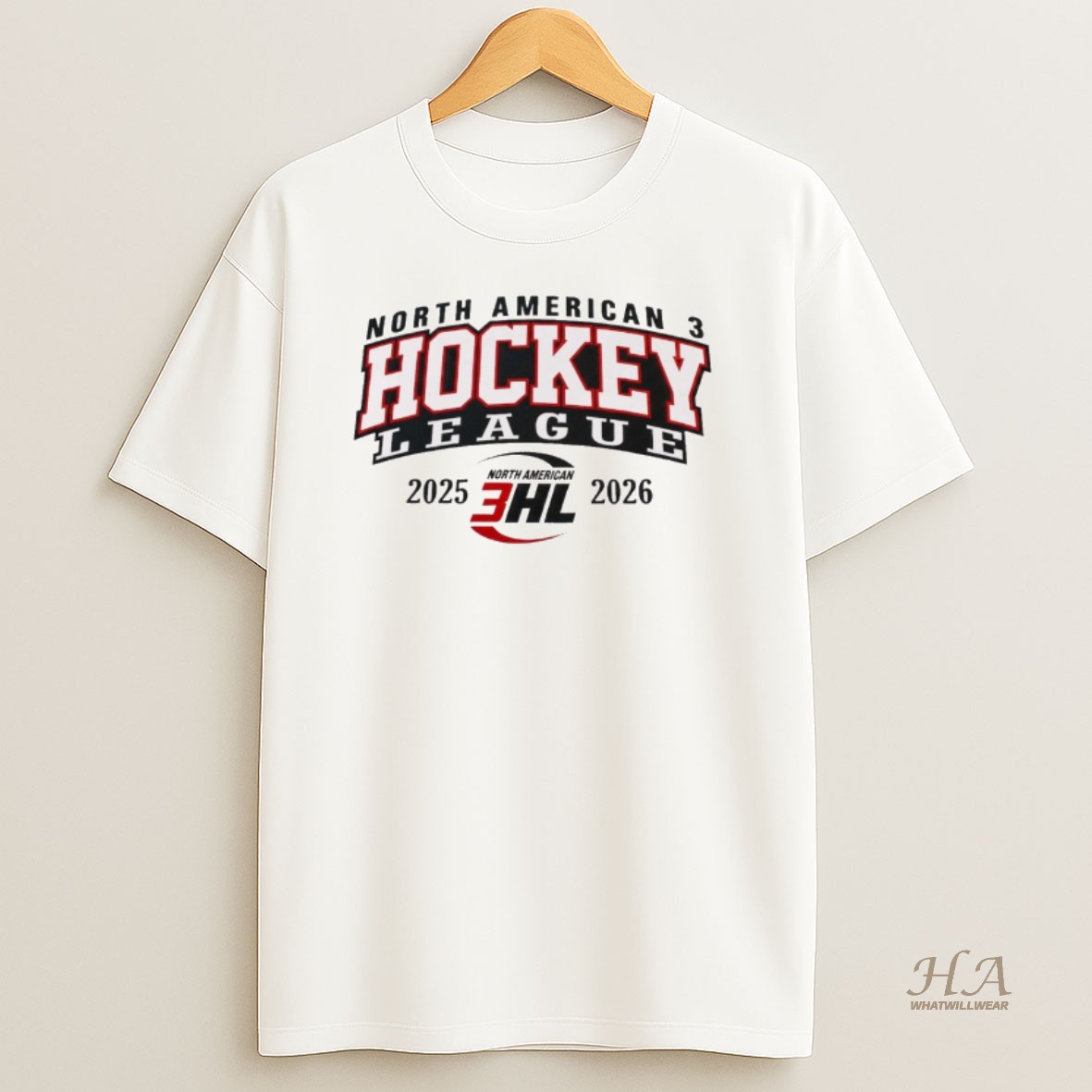 Official North American 3hl Hockey League 2025 2026 T Shirt