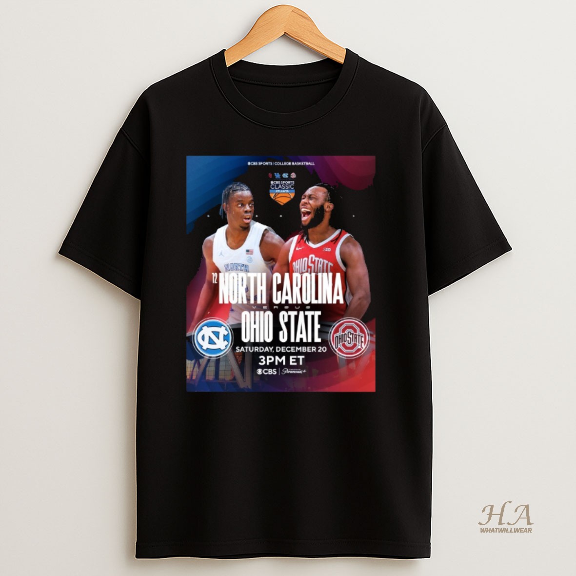 Official North Carolina Vs T Shirt