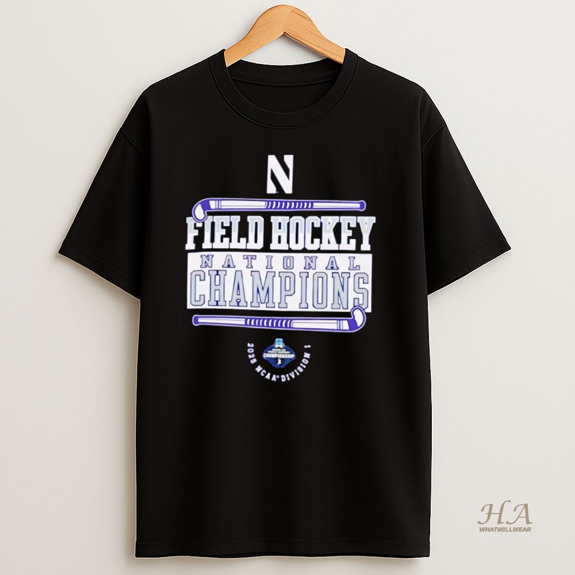 Official Northwestern Wildcats 2025 Ncaa D1 Womens Field Hockey Champions Shirt