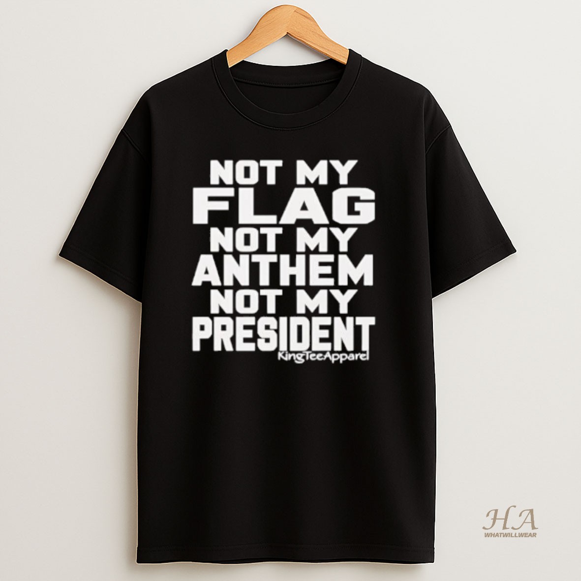 Official Not My Flag Not My Anthem Not My President Graphic T Shirt