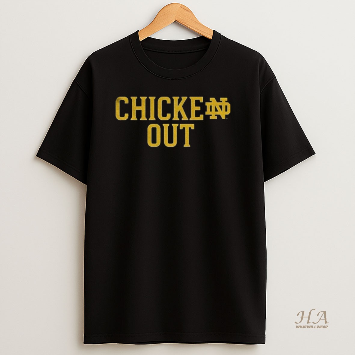 Official Notre Dame Fighting Irish Football Chicke Out Nfl 2025 T Shirt