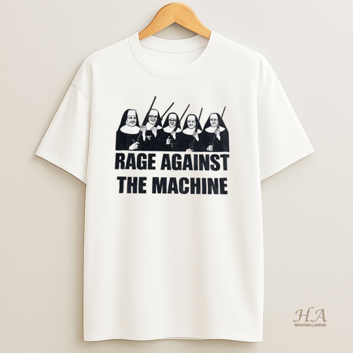 Official Nuns Rage Against The Machine T Shirt