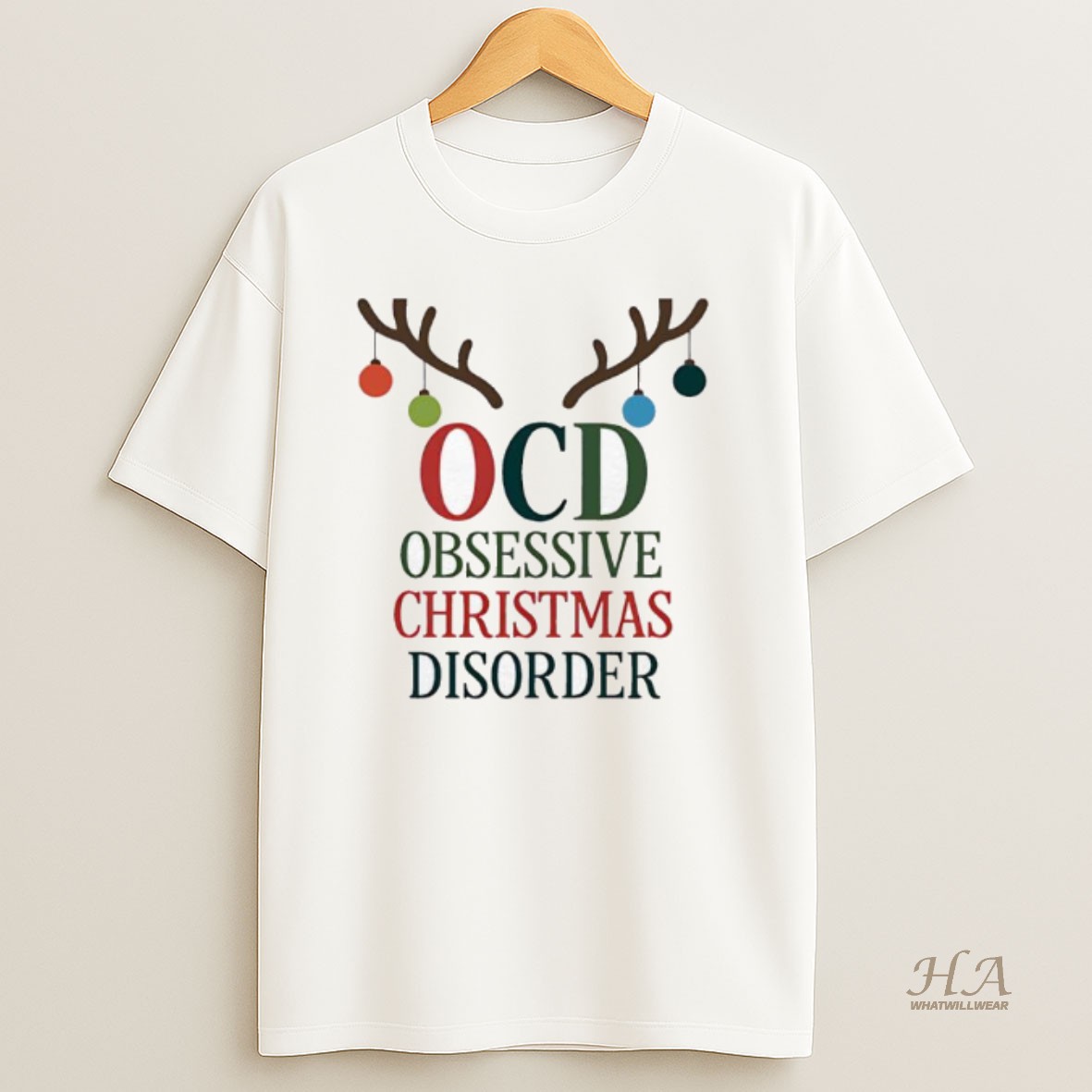 Official Ocd Christmas Obsessive Christmas Disorder T Shirt