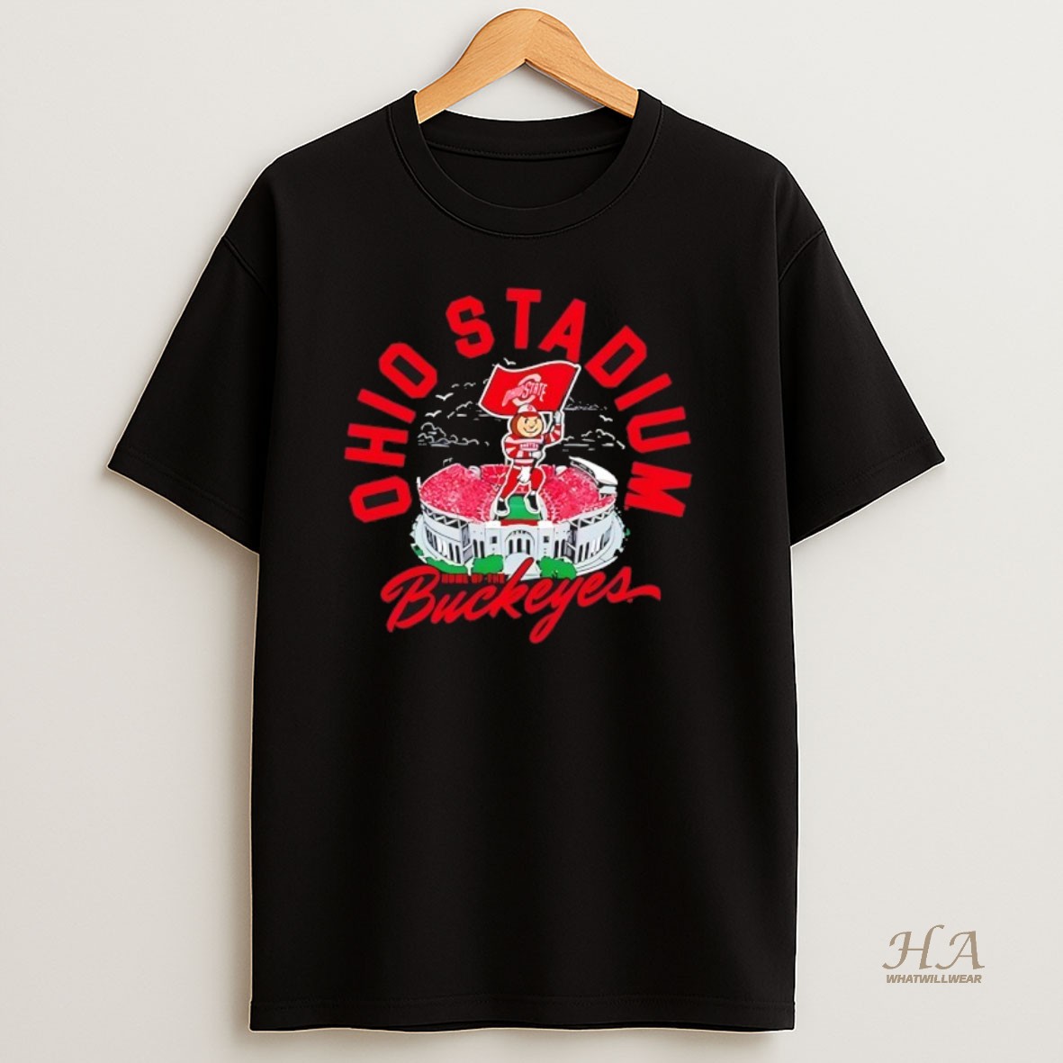 Official Ohio Stadium Home Of The Buckeyes T Shirt