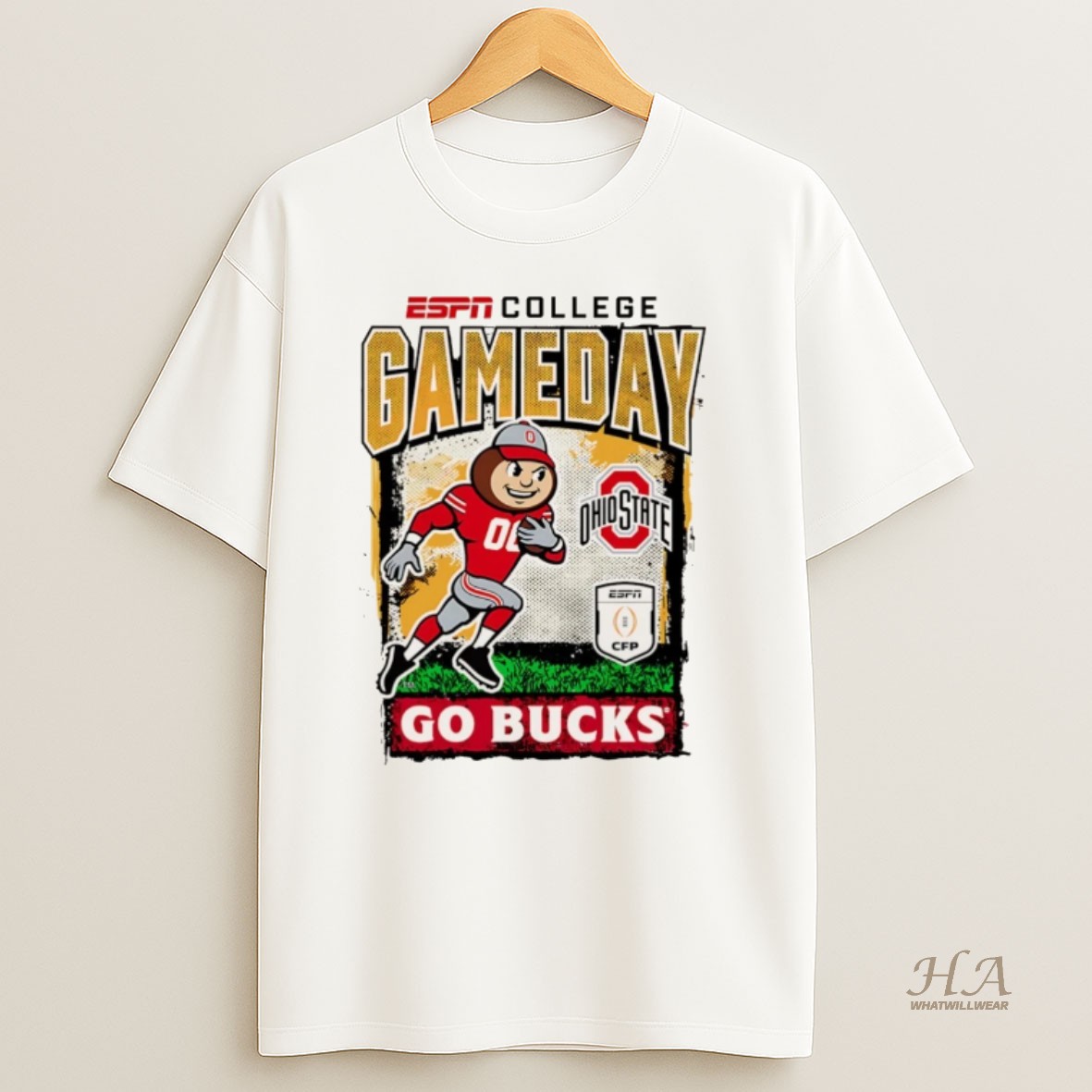 Official Ohio State Buckeyes 2025 26 College Football Playoff Gameday Go Bucks Mascot Christmas Shirt